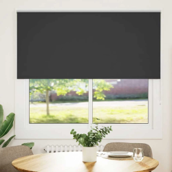 vidaXL Rullo žalūzija Blackout Black 145x150 cm Auduma platums 141,6cm