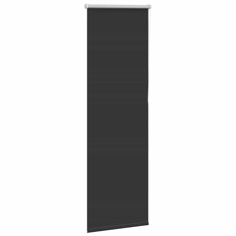 vidaXL rullo žalūzija melna 60x175 cm auduma platums 55,7cm poliesters