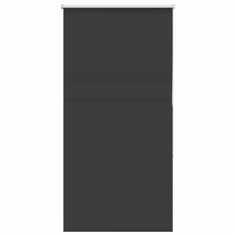 vidaXL rullo žalūzija melna 75x175 cm auduma platums 70,7cm poliesters