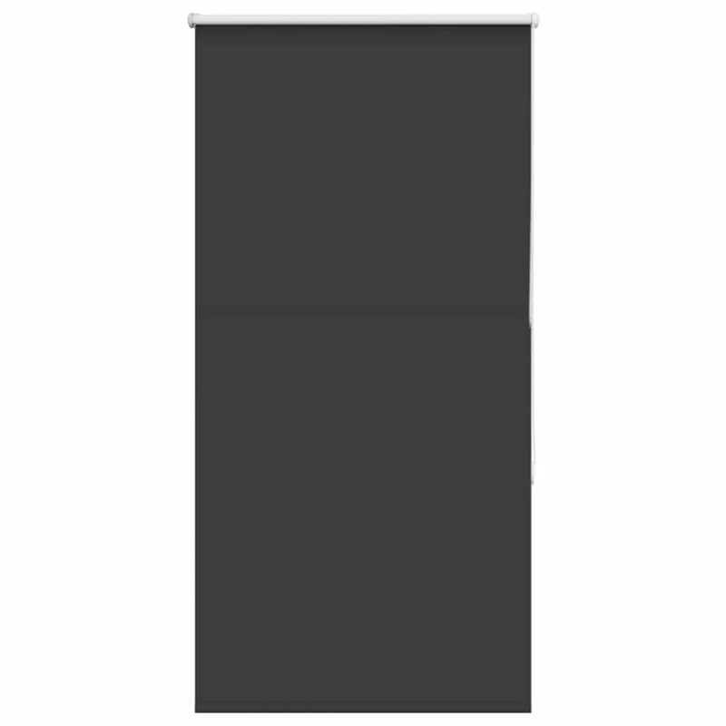 vidaXL rullo žalūzija melna 85x175 cm auduma platums 80,7cm poliesters