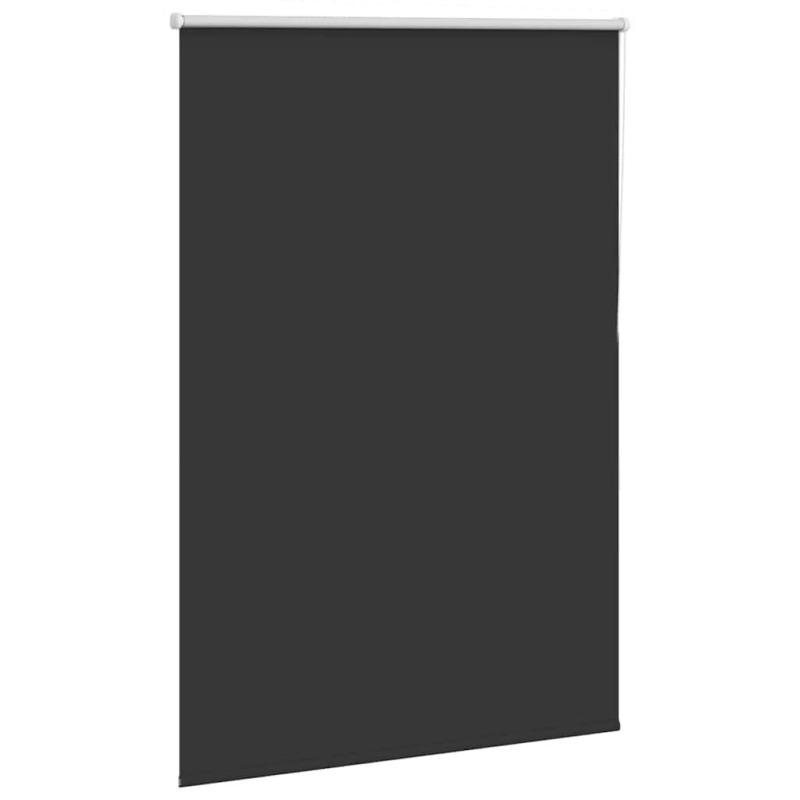 vidaXL rullo žalūzija melna 90x175 cm auduma platums 85,7cm poliesters
