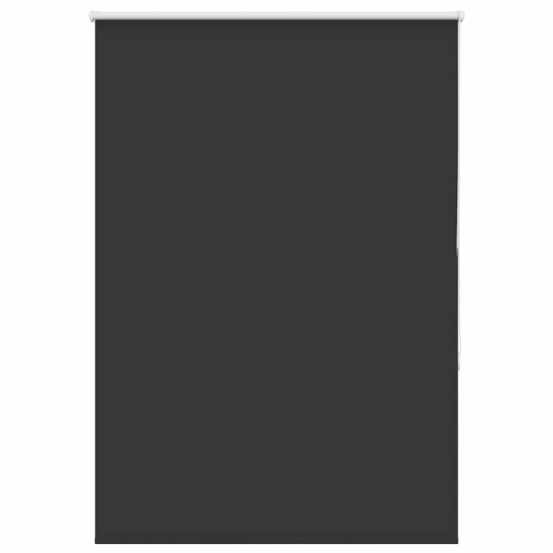 vidaXL rullo žalūzija melna 110x175 cm auduma platums 105,7 cm
