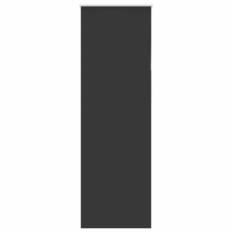 vidaXL rullo žalūzija melna 65x210 cm auduma platums 60,7cm poliesters