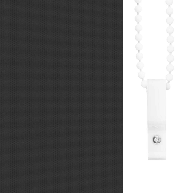 vidaXL rullo žalūzija melna 75x210 cm auduma platums 70,7cm poliesters