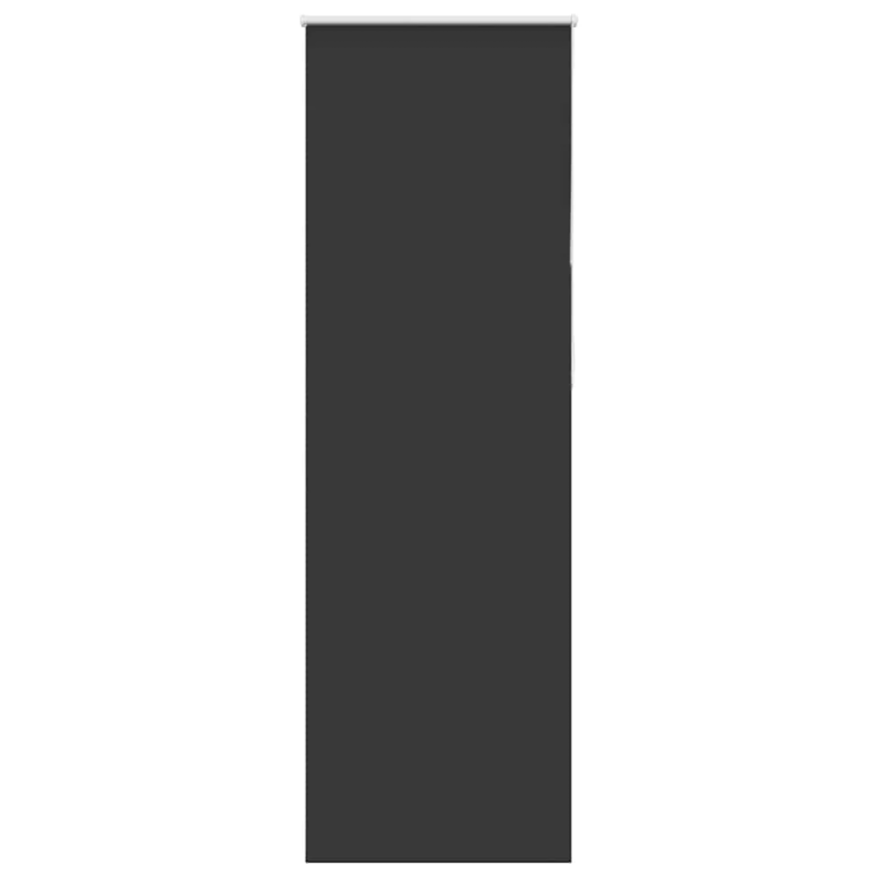 vidaXL rullo žalūzija melna 75x210 cm auduma platums 70,7cm poliesters