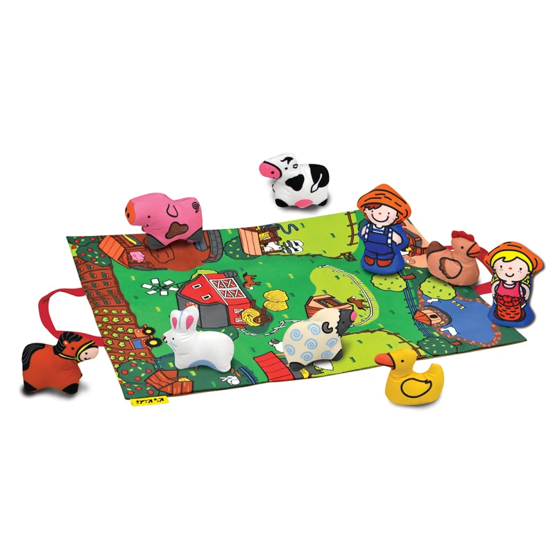 K’s KIDS Mazuļu rotaļu paklājiņš Lauku sēta