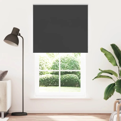 vidaXL Rullo žalūzija Blackout Black 135x230 cm Auduma platums 131,6cm