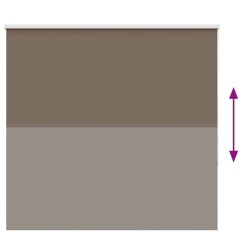 vidaXL Rullo žalūzija kafijas 150x130 cm auduma platums 146,6 cm