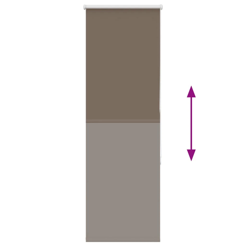 vidaXL Rullo žalūzija kafijas 40x150 cm auduma platums 35,7 cm