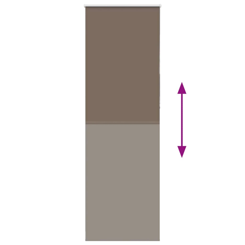 vidaXL rullo žalūzija 75x210 cm auduma platums 70,7 cm poliesters