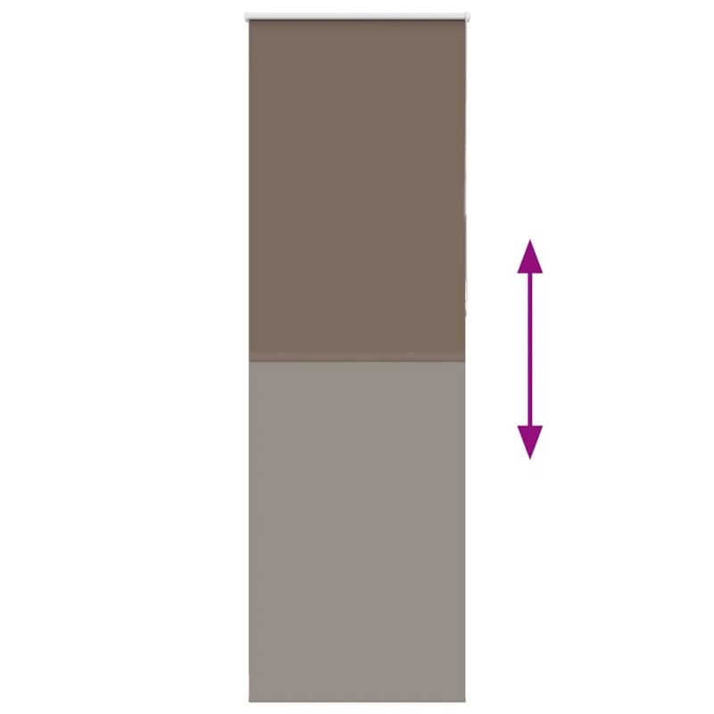 vidaXL rullo žalūzija 80x210 cm auduma platums 75,7 cm poliesters