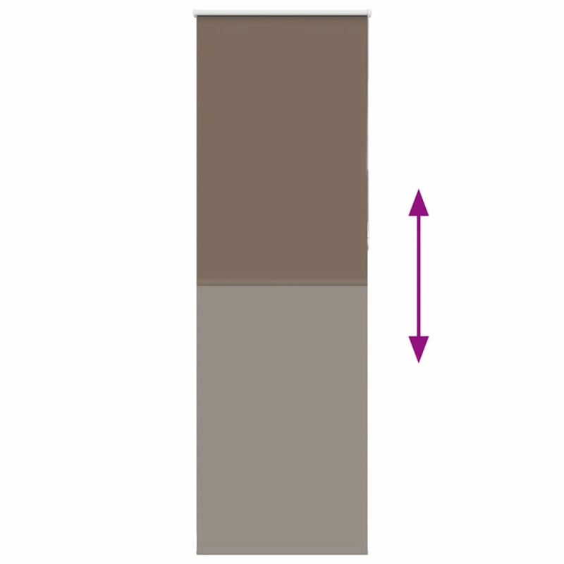 vidaXL rullo žalūzija 80x230 cm auduma platums 75,7 cm poliesters