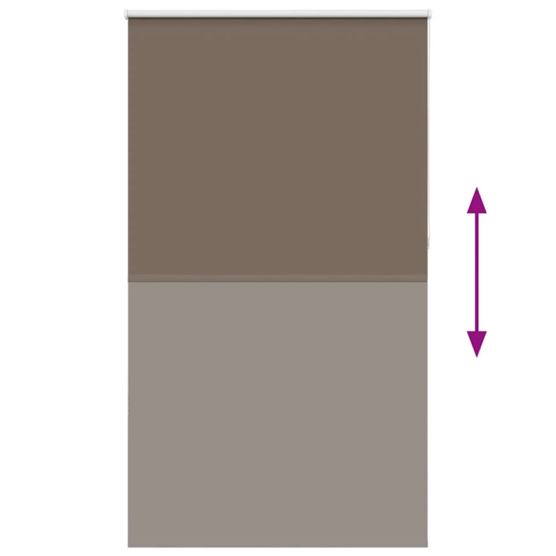 vidaXL rullo žalūzija kafijas 120x230 cm auduma platums 116,6 cm