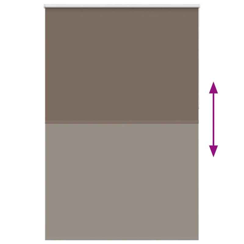 vidaXL Rullo žalūzija kafijas 165x230 cm auduma platums 161,6 cm