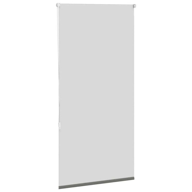 vidaXL rullo žalūzija pelēks 85x130cm auduma platums 80,7cm poliesters