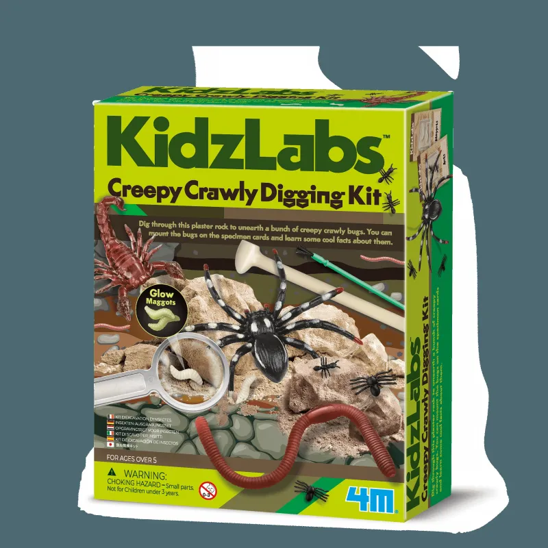 4M DIY set Creepy crawly digging