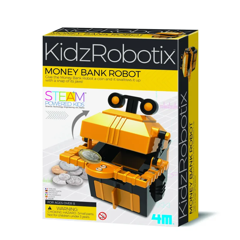 4M KidzRobotix DIY Rinkinys „Robotas-taupyklė
