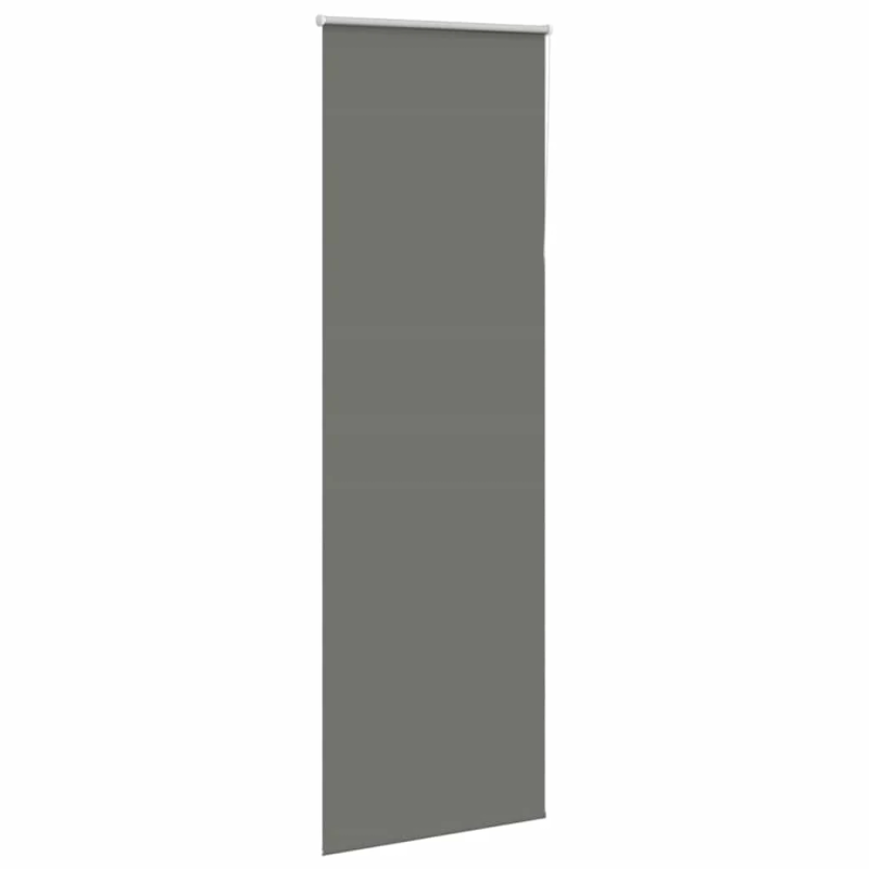 vidaXL rullo žalūzija pelēks 80x210cm auduma platums 75,7cm poliesters