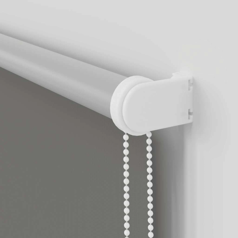 vidaXL Rullo žalūzija Blackout pelēks 150x210cm Auduma platums 146,6cm