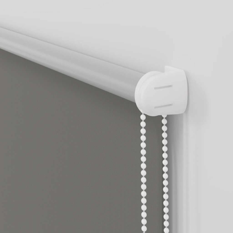 vidaXL Rullo žalūzija Blackout pelēks 45x230 cm Auduma platums 40,7 cm