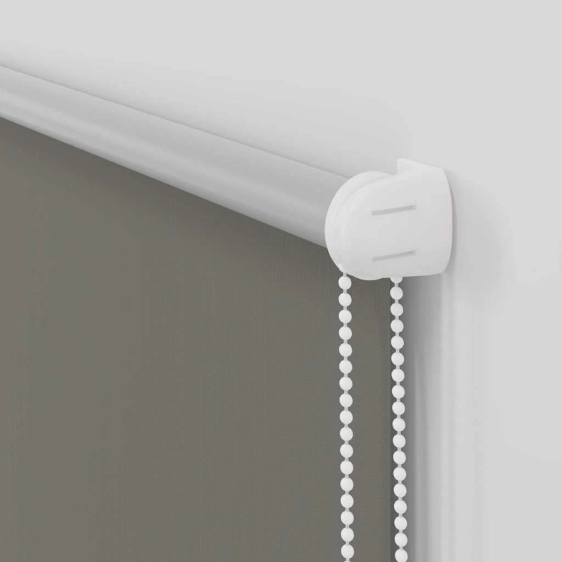 vidaXL Rullo žalūzija Blackout pelēks 55x230 cm Auduma platums 50,7 cm