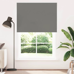 vidaXL Rullo žalūzija Blackout pelēks 160x230cm Auduma platums 156,6cm