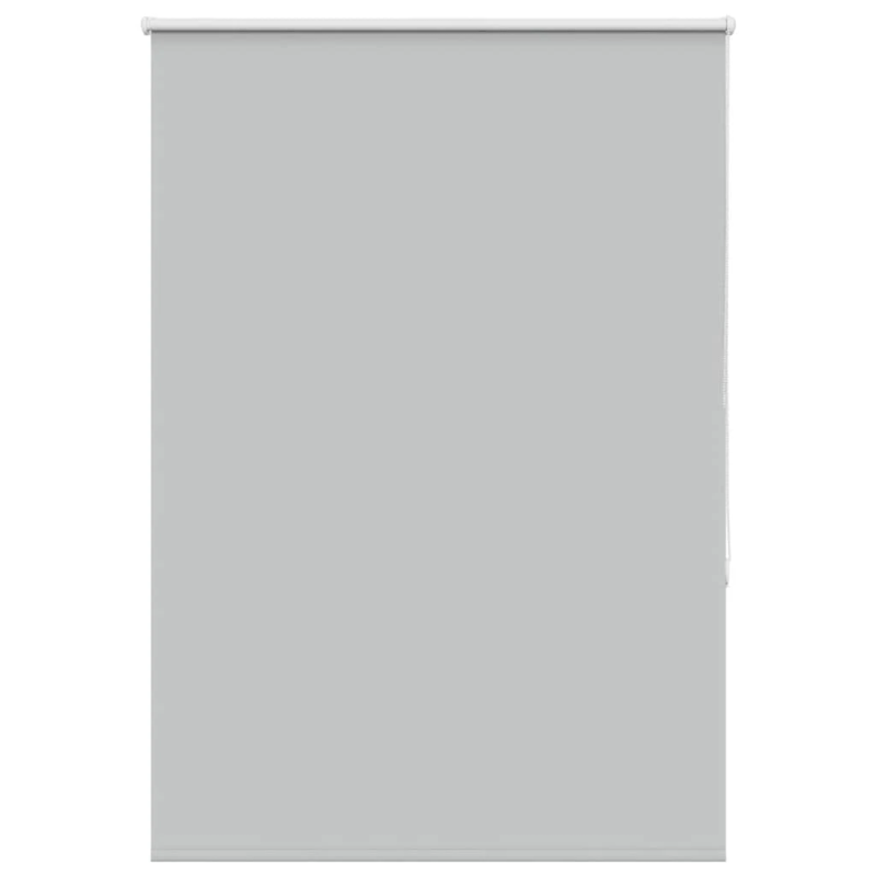 vidaXL rullo žalūzija gaiši pelēks 115x130 cm auduma platums 110,7 cm