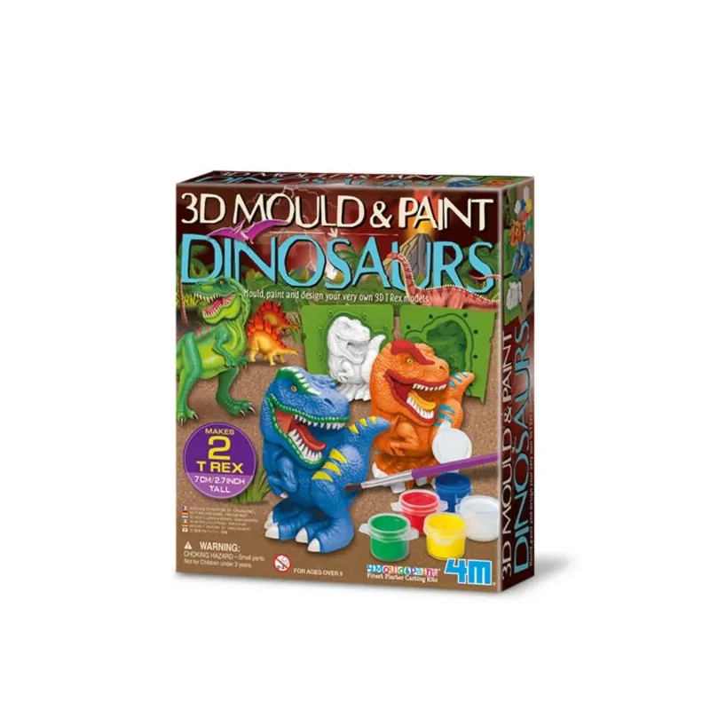 4M 3D veidnes un krāsas Dinozauri