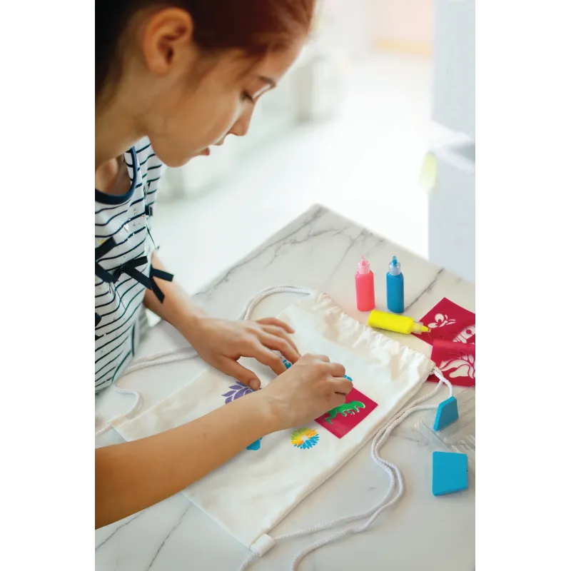 4M KidzMaker DIY set Stencil Backpack Printing