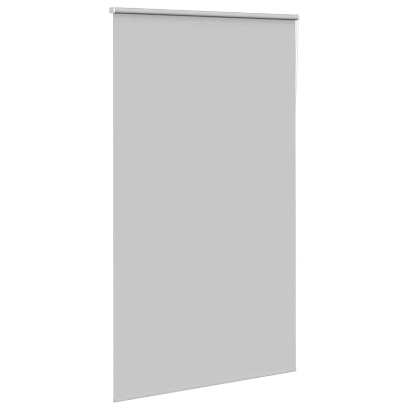 vidaXL Rullo žalūzija gaiši pelēks 140x230 cm auduma platums 136,6 cm