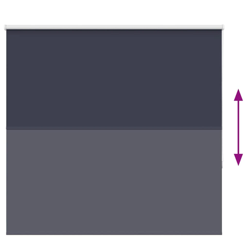 vidaXL Rullo žalūzija tumši zils 155x150 cm auduma platums 151,6 cm