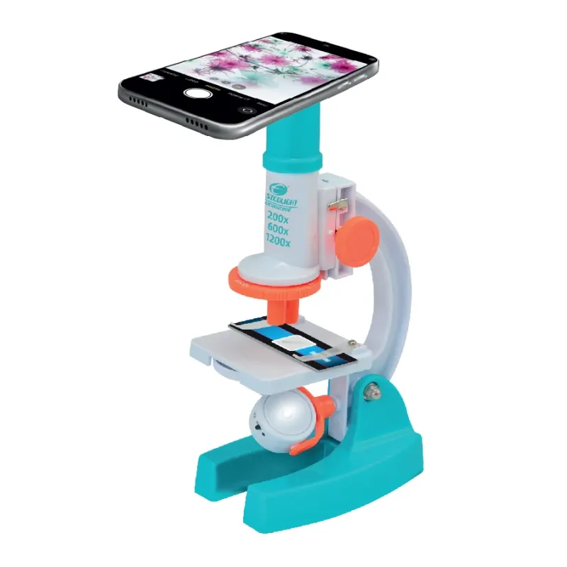 EASTCOLIGHT Mikroskops Luksusa komplekts 200-600-1200