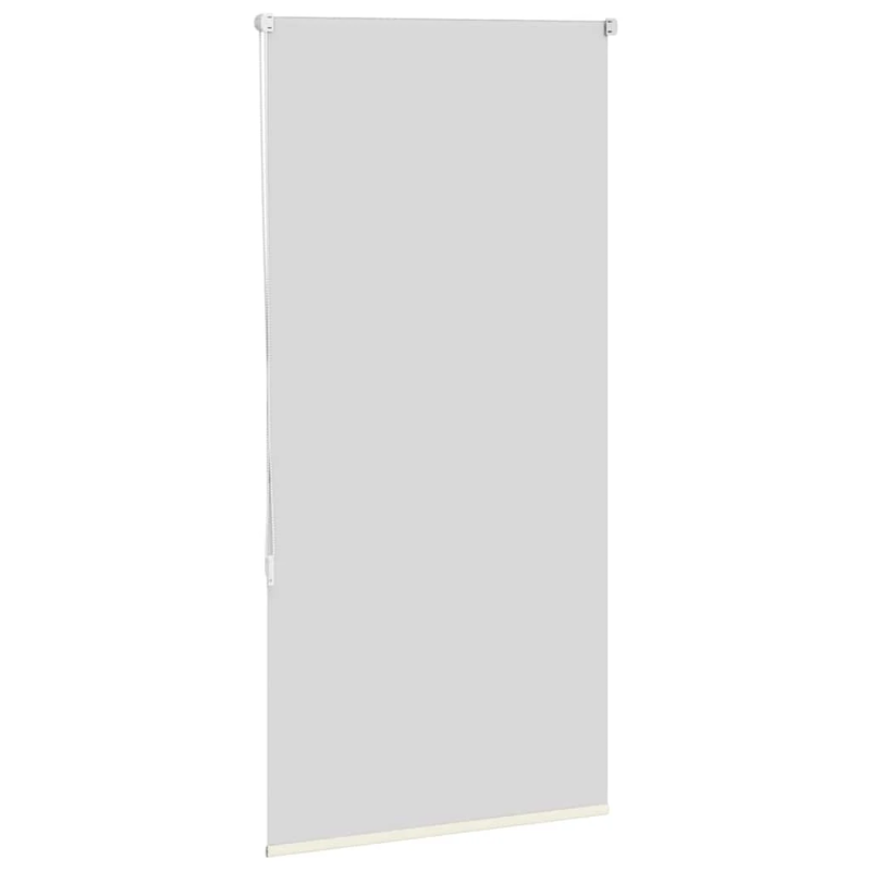 vidaXL rullo žalūzija pelēkbalti 70x130 cm auduma platums 65,7 cm