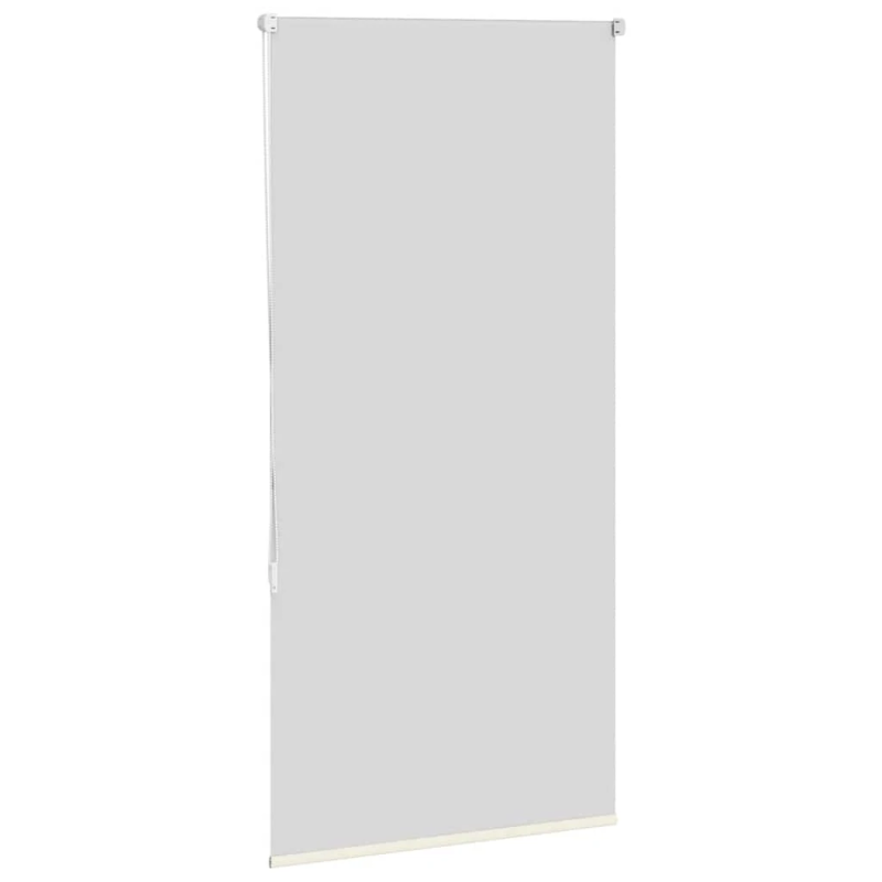 vidaXL rullo žalūzija pelēkbalti 75x150 cm auduma platums 70,7 cm