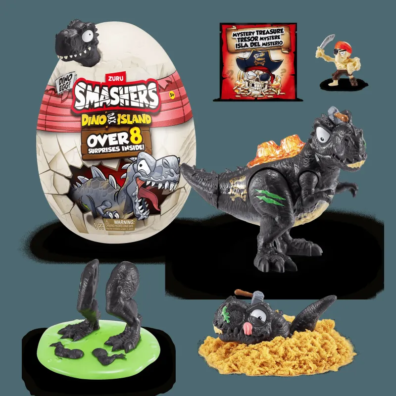 SMASHERS Interaktiivne üllatusmuna Mini Dino Island