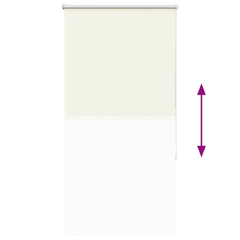 vidaXL rullo žalūzija pelēkbalti 70x175 cm auduma platums 65,7 cm