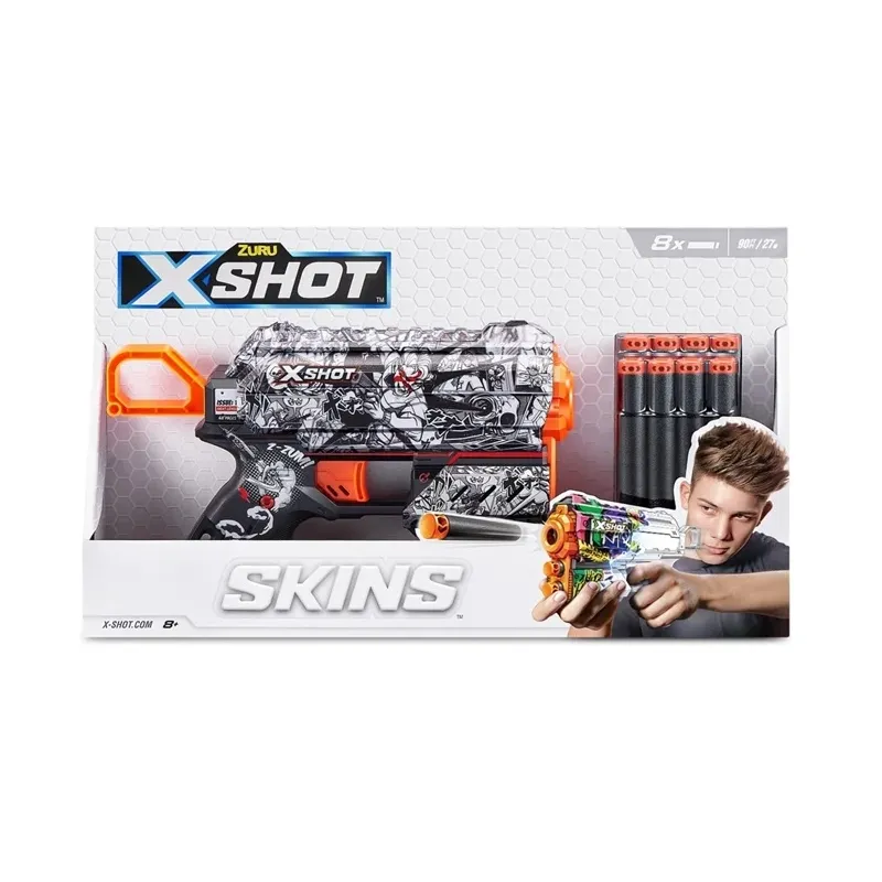 Rotaļu ierocis ar lodēm XSHOT Skins Flux 36516 Daudzkrāsaina