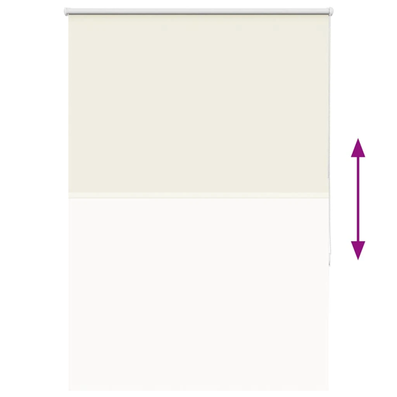 vidaXL rullo žalūzija pelēkbalti 95x175 cm auduma platums 90,7 cm