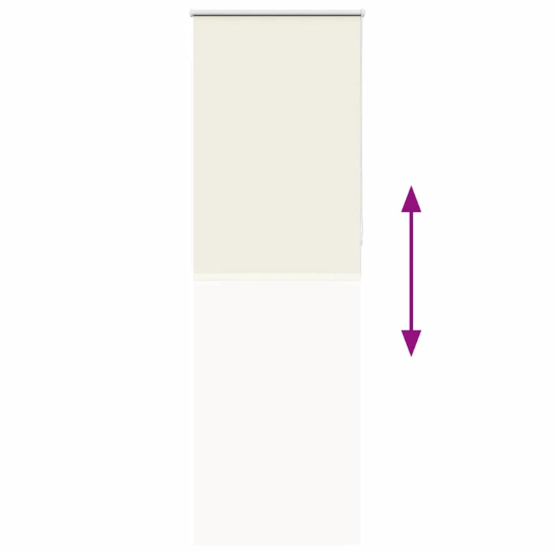 vidaXL rullo žalūzija pelēkbalti 80x210 cm auduma platums 75,7 cm