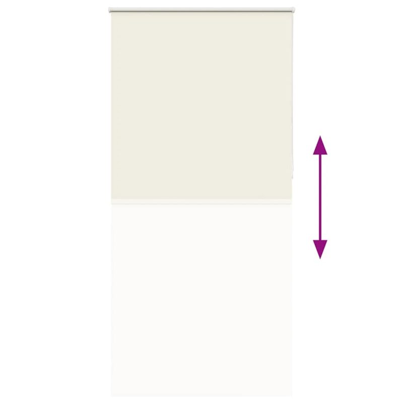 vidaXL rullo žalūzija pelēkbalti 110x210 cm auduma platums 105,7 cm