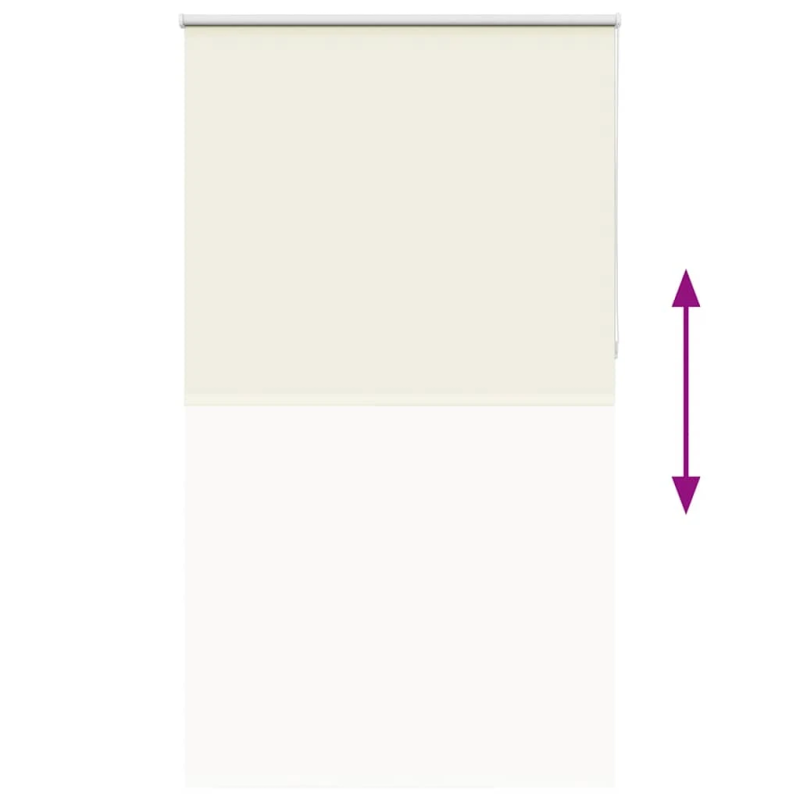 vidaXL rullo žalūzija pelēkbalti 135x210 cm auduma platums 131,6 cm