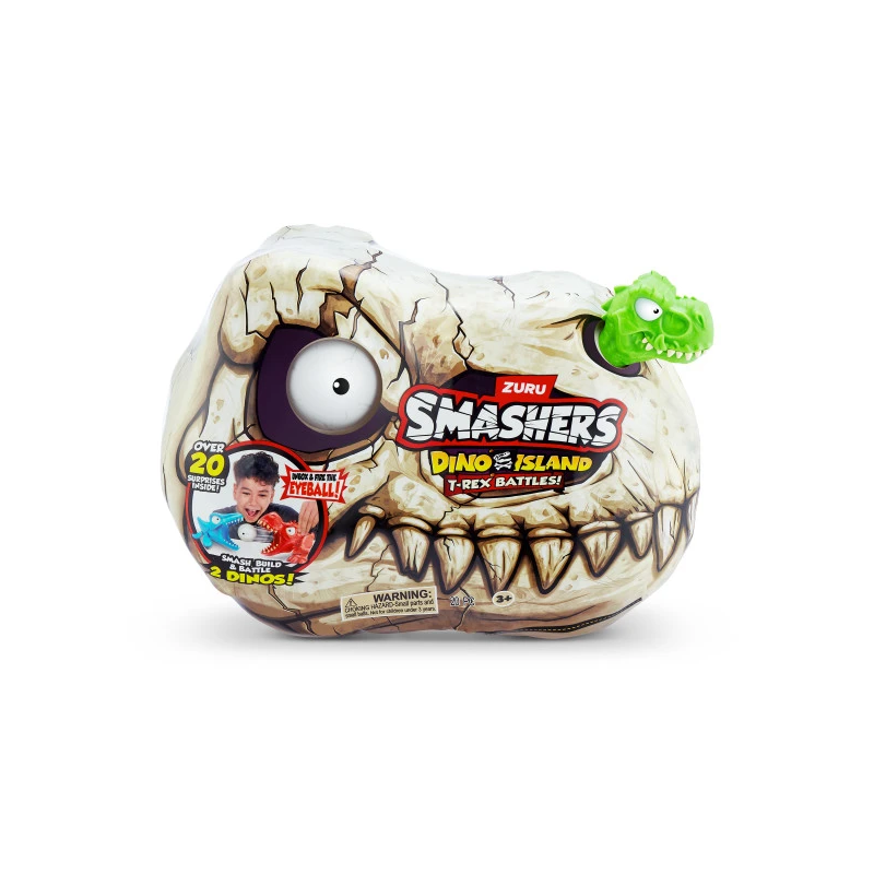 SMASHERS Dinozauru rotaļu pārsteigumu komplekts T-Rex Battle