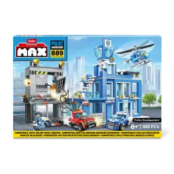 MAX CITY Bricks Police Station, 889pcs