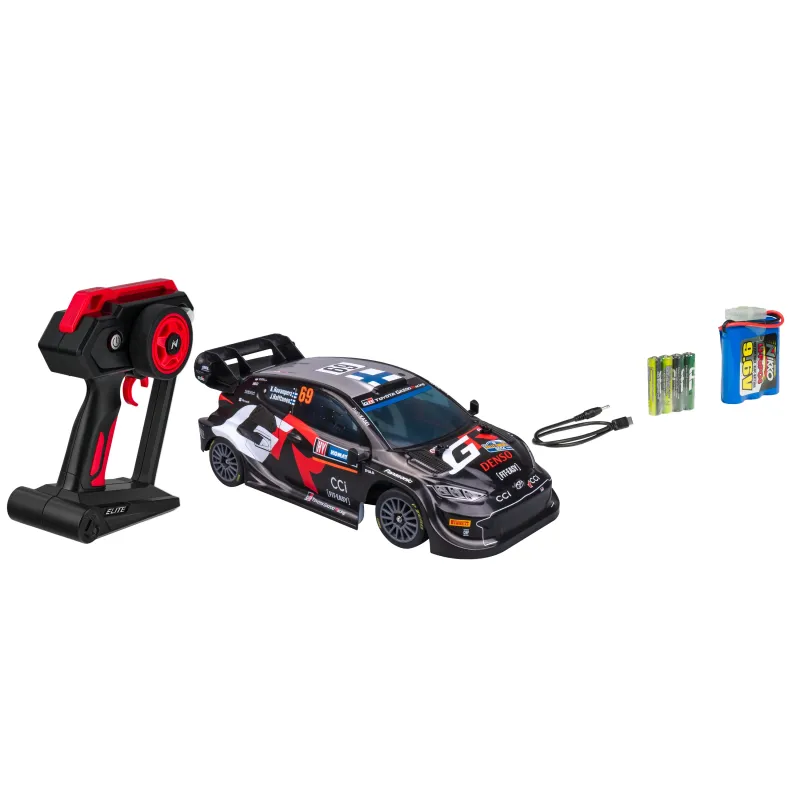 NIKKO Radiovadāma automašīna Toyota GR 69 Kalle Rovanperä, mērogs 1:14