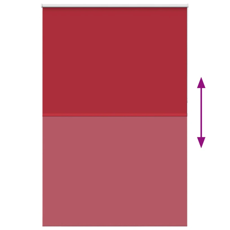 vidaXL Rullo žalūzija sarkans 165x230 cm auduma platums 161,6 cm