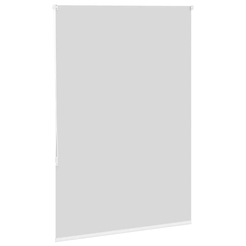 vidaXL rullo žalūzija balta 90x130 cm auduma platums 85,7cm poliesters