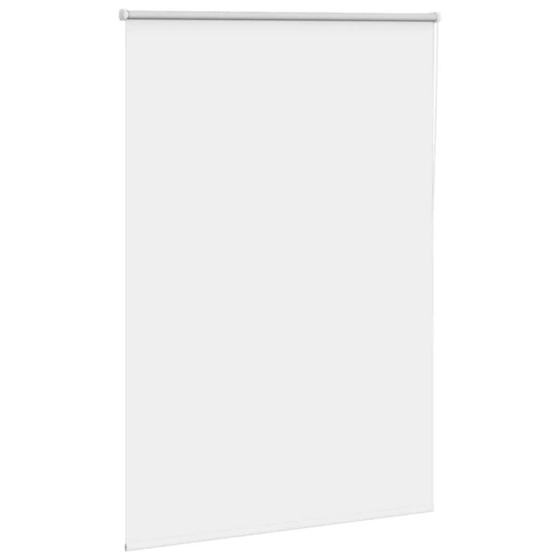 vidaXL rullo žalūzija balta 95x130 cm auduma platums 90,7cm poliesters