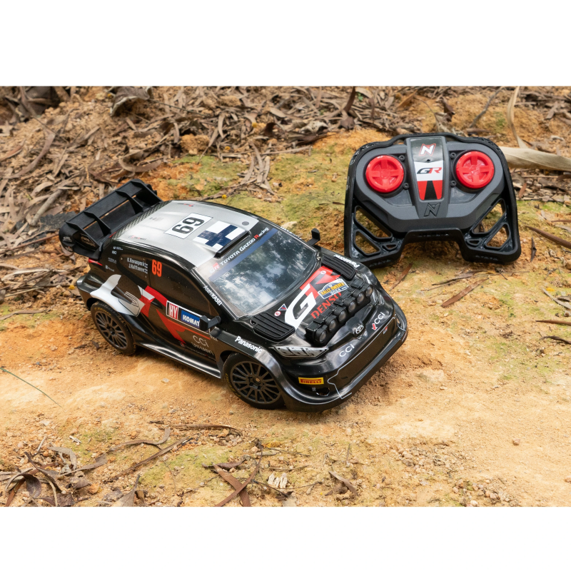 NIKKO Radiovadāma automašīna Toyota GR 69 Rovanperä, mērogs 1:18