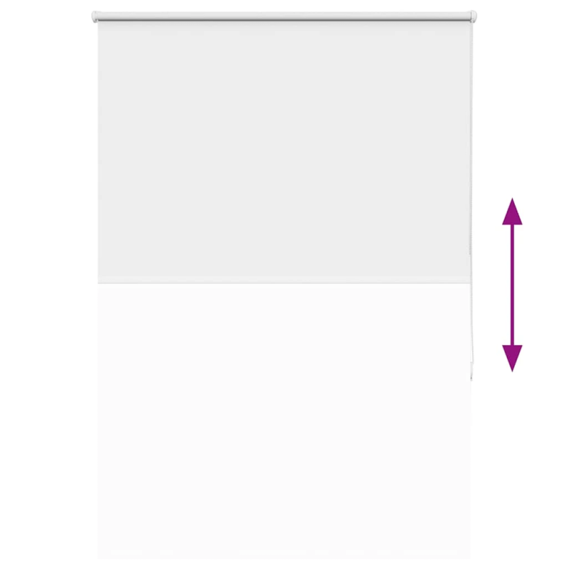 vidaXL rullo žalūzija balta 90x150 cm auduma platums 85,7cm poliesters