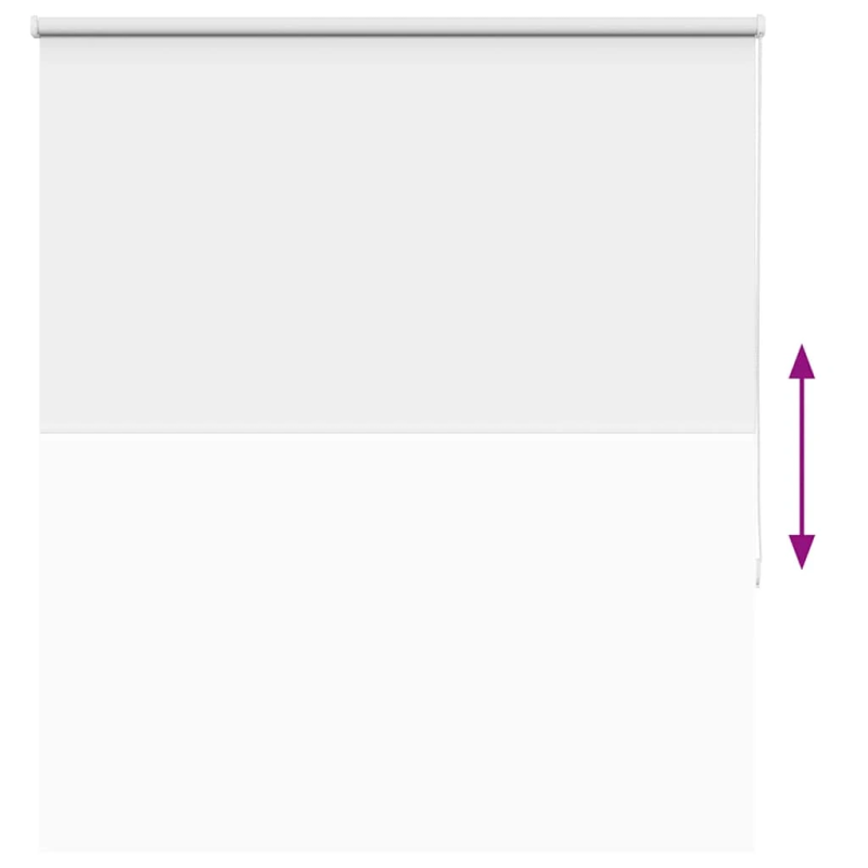 vidaXL rullo žalūzija balta 120x150 cm auduma platums 116,6 cm